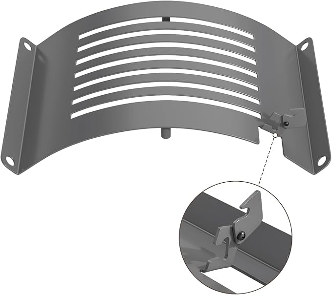 Upgraded Sliding Cover Bottom Kit Replacement for Pit Boss PB1230 Series Combo Pellet Grills,Flame Broiler Parts for Pit Boss PB1230SP, PB1230CC, PB1230G, PB1100PSC2, PB550G Pellet Smoker Accessories