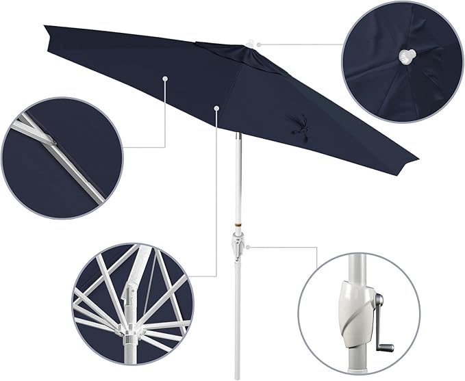 California Umbrella 9' Rd Aluminum Patio Umbrella