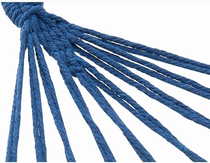 Portable Hammock,Canvas Hammock,Outdoor Hammock Anti-Rollover Travel Camping Portable Hammock Hanging Chair Outdoor Portable Camping Travel Equipment (Color : Blue, Size : 190 * 80cm)