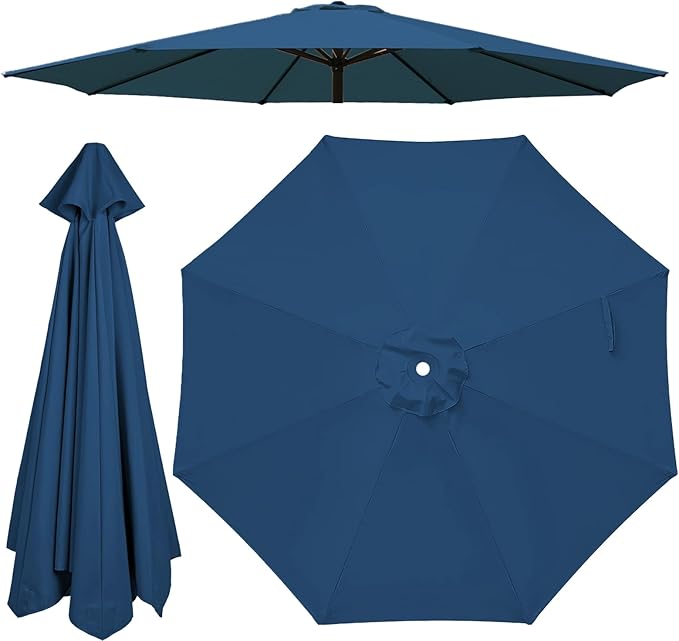 Patio Umbrella Replacement Canopy Only,Outdoor Table Market Yard Umbrella Top for Outdoor Umbrella Canopy