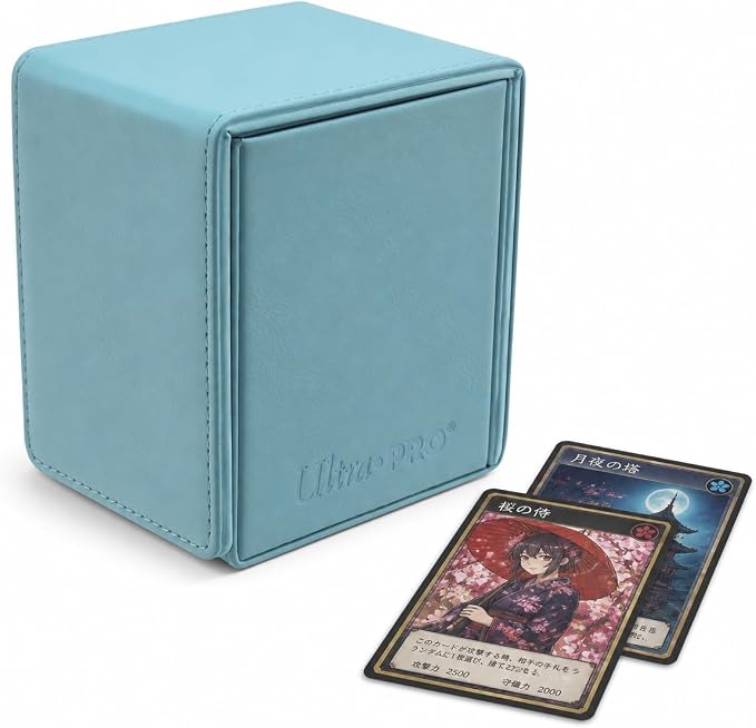 Ultra Pro ULP15925 Vivid Alcove Flip Deck Box, Light Blue
