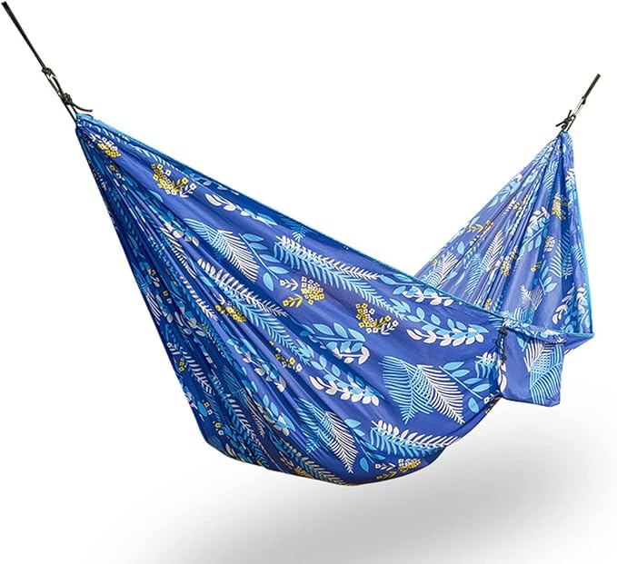 Double Camping Hammock, Lightweight Nylon Portable Hammock with Ropes, Travel Hanging Hammock with Carrying Bag, for Indoor Travel Beach (Color : DoubleA, Size : 230x100cm)