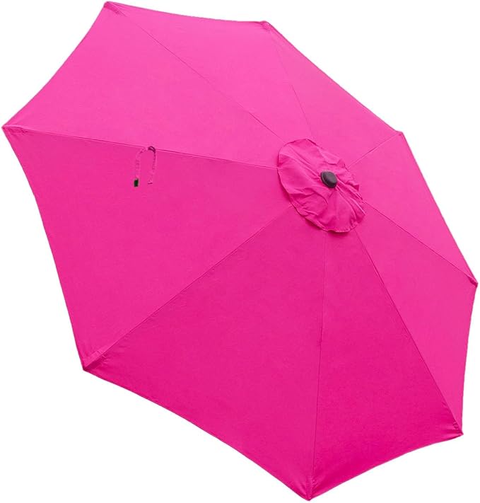 Goodgoods 9ft Patio Umbrella Replacement Canopy Market Umbrella Top Outdoor Umbrella Canopy (2pcs/package)