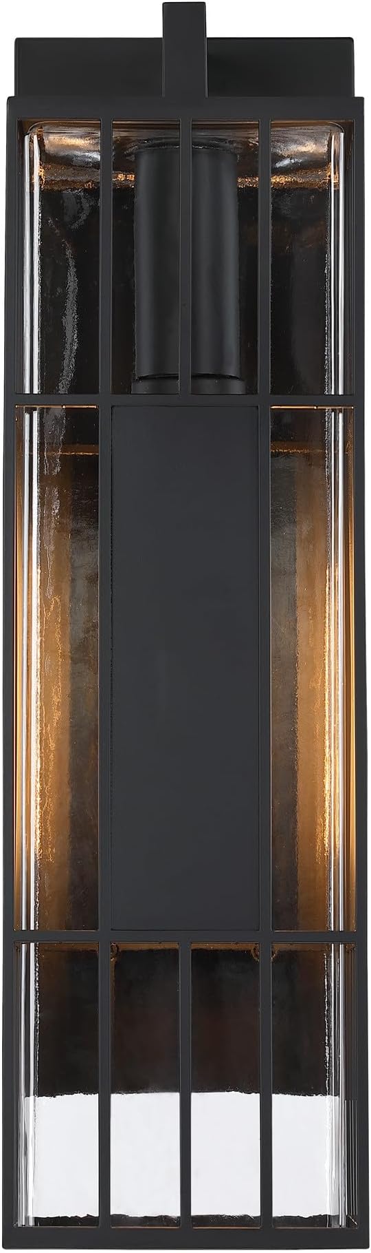 DESIGNERS FOUNTAIN D351M-22EW-BK Edgehill - 1 Light Outdoor Wall Mount-22 Inch Tall and 6.5 Inch Wide