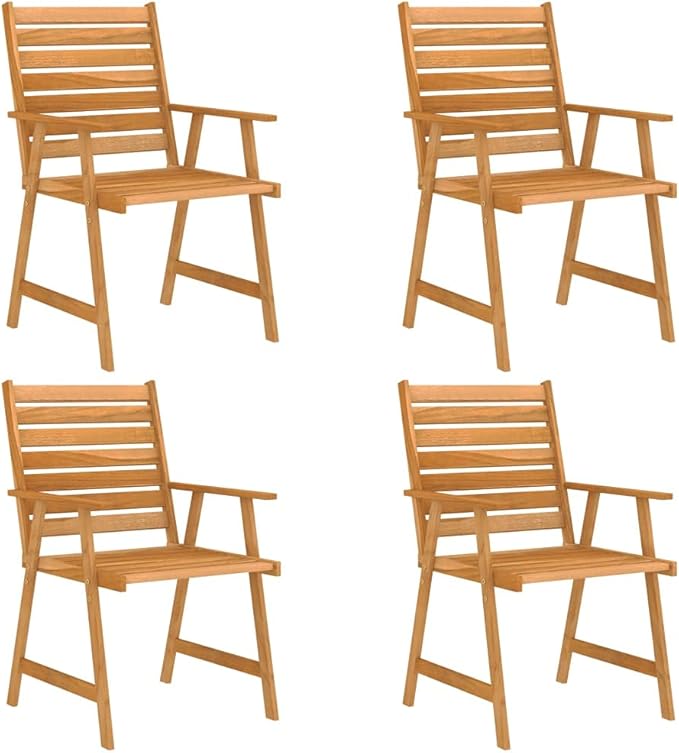 Patio Dining Set,Patio Lounge Set,Outdoor Patio Furniture,Outdoor Chat Conversation Set,for Patio,Backyard,Garden,Outdoor,5 Piece Solid Acacia Wood