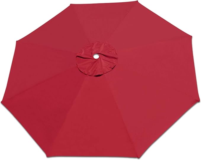 Replacement Patio Umbrella Canopy Cover for 13ft 8 Ribs Umbrella Taupe (Canopy ONLY)-Burgundy