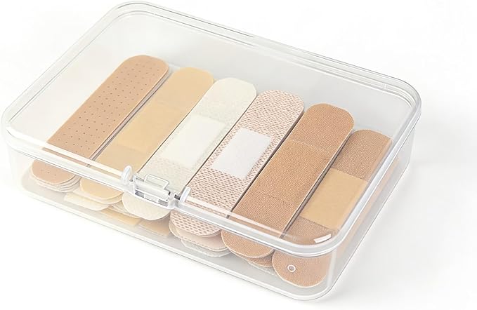 Clear Blank Card Case Plastic Card Deck Organizer Storage Box for Business Cards, Trading Cards, Playing Cards (6 Pack)