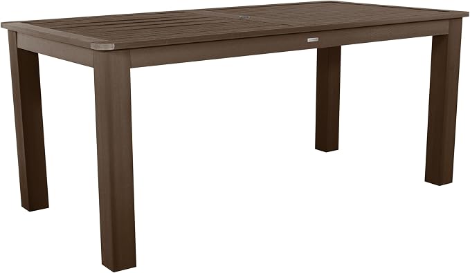 Highwood Lehigh 7pc Rectangular Counter Height Dining Set 84" x 42", Weathered Acorn