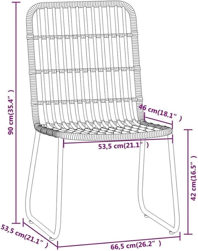 BOWERY HILL 5-Piece Powder-Coated Steel Patio Dining Set, Black Finish, UV-Resistant, Compact Square Table 31.5x31.5 in, Durable Lightweight Outdoor Furniture for Garden, Terrace, or Balcony