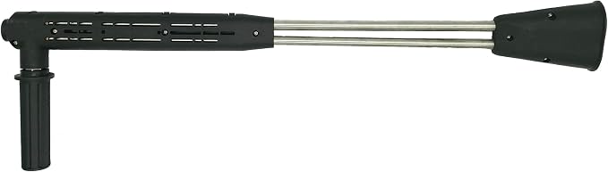 CANPUMP 40-in Dual Lance Wand w/Bent Tube, Replacement Pressure Washer Extension Wand, Double Lance, Stainless Steel, Quick-Connect, Soap Nozzle, 5000 PSI, 10.5 GPM