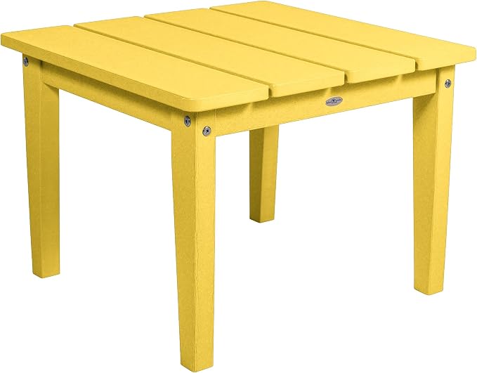 Adirondack Large Side Table, Sunbeam Yellow