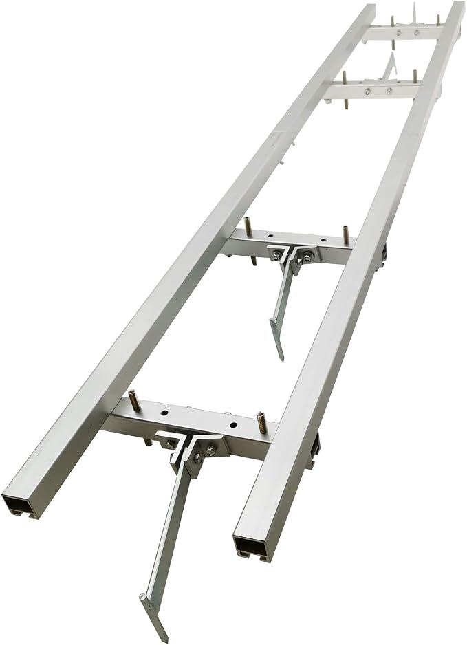 6 FT Rail Mill Guide System 2 Crossbar Kits Work with Chainsaw Mill