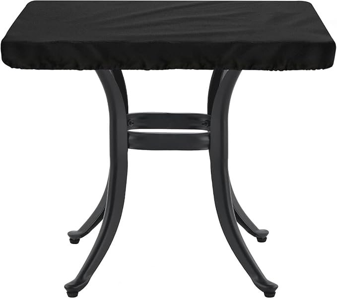 Round Outdoor Table Cover Waterproof Heavy Duty Round Patio Table Covers for Outdoor Furniture, Windproof Outdoor Patio Coffee & Dining Table & Table Top Cover Weatherproof Protector,Customize Size