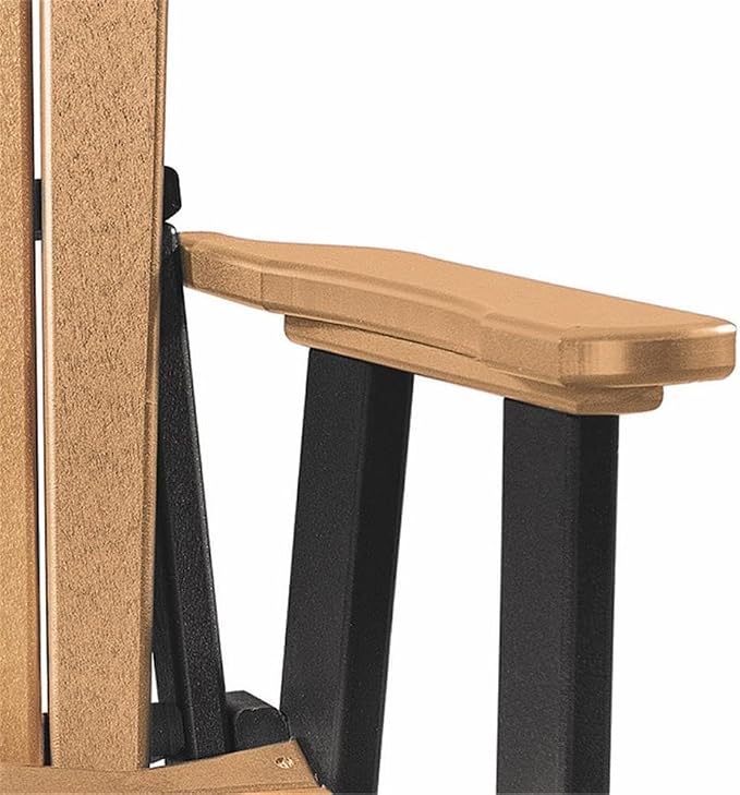 OS Home and Office 516CBK-K Double Balcony Height Glider with Center Table