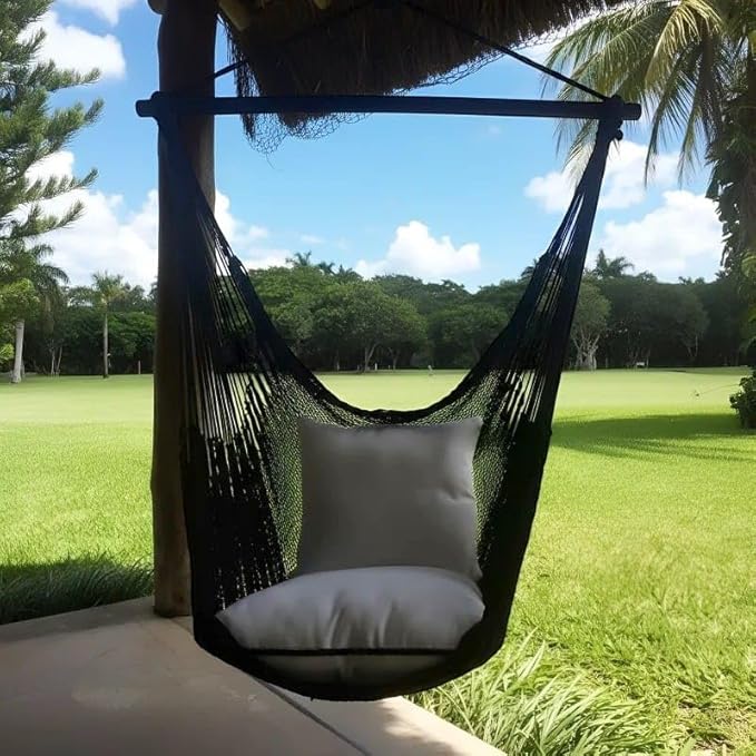Sitting Hammock (Black, Nylon)