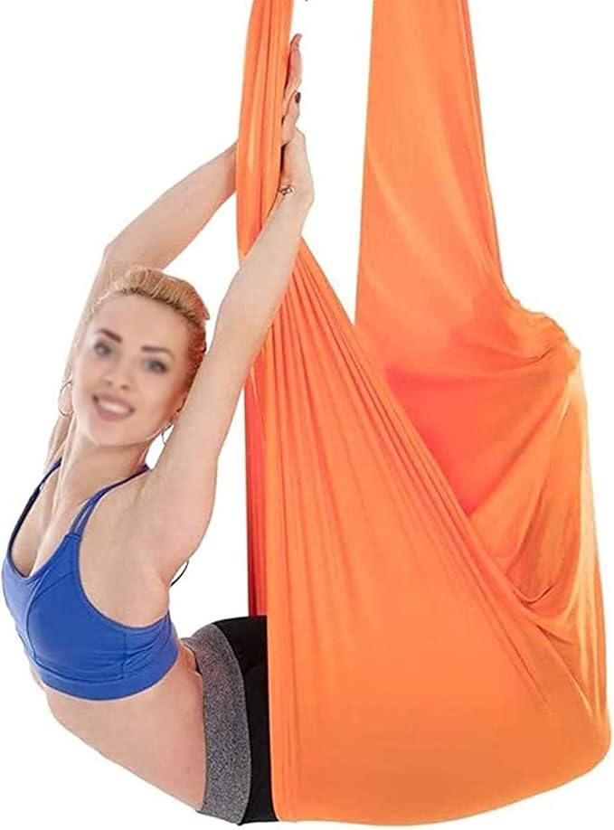 Adjustable Indoor Swing Therapy Sensory Snuggle Cuddle Hammock for Kids Child and Teens with Special Needs Autism ADHD ADD (Color : Orange, Size : 150 x 280 cm)
