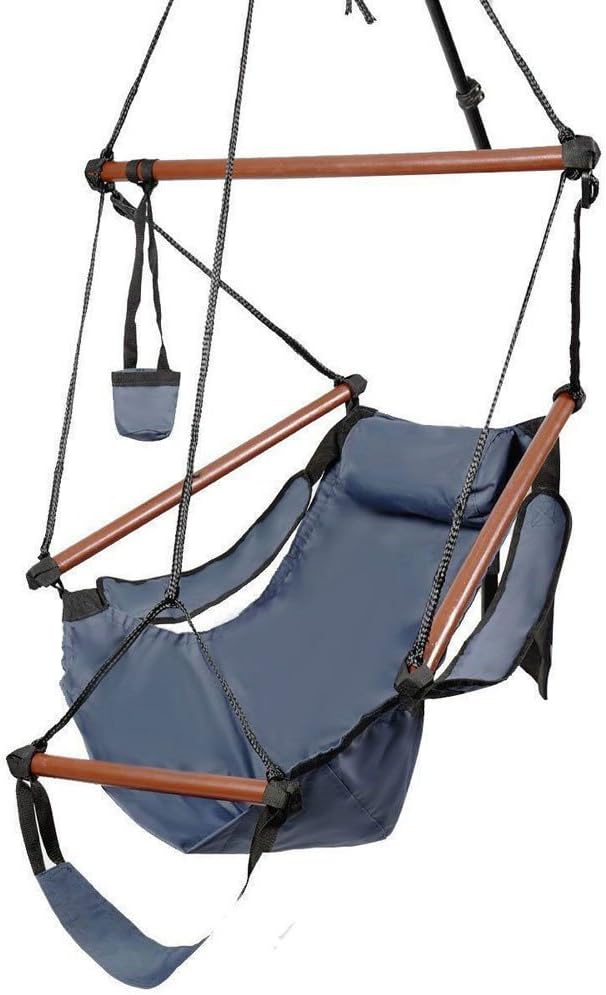 Hammock Hanging Chair Air Deluxe Outdoor Chair Solid Wood 250lb