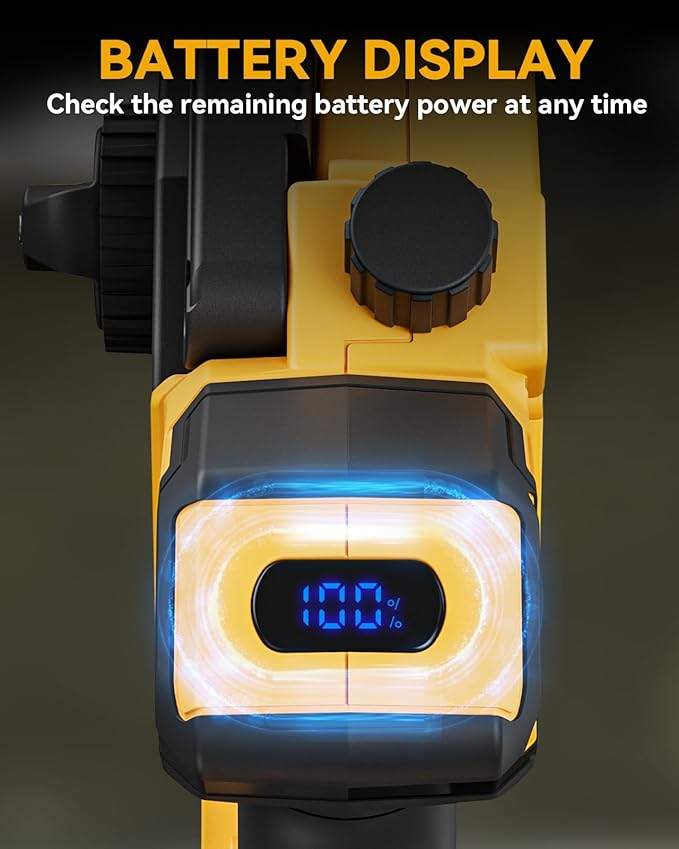 Mini Chainsaw Cordless for Dewalt Battery 20V MAX, 8-Inch and 6-Inch 2-IN-1 Chainsaw with Brushless Motor and Auto-Oiler, 1200W, for Tree Pruning Wood Cutting (Tool Only)