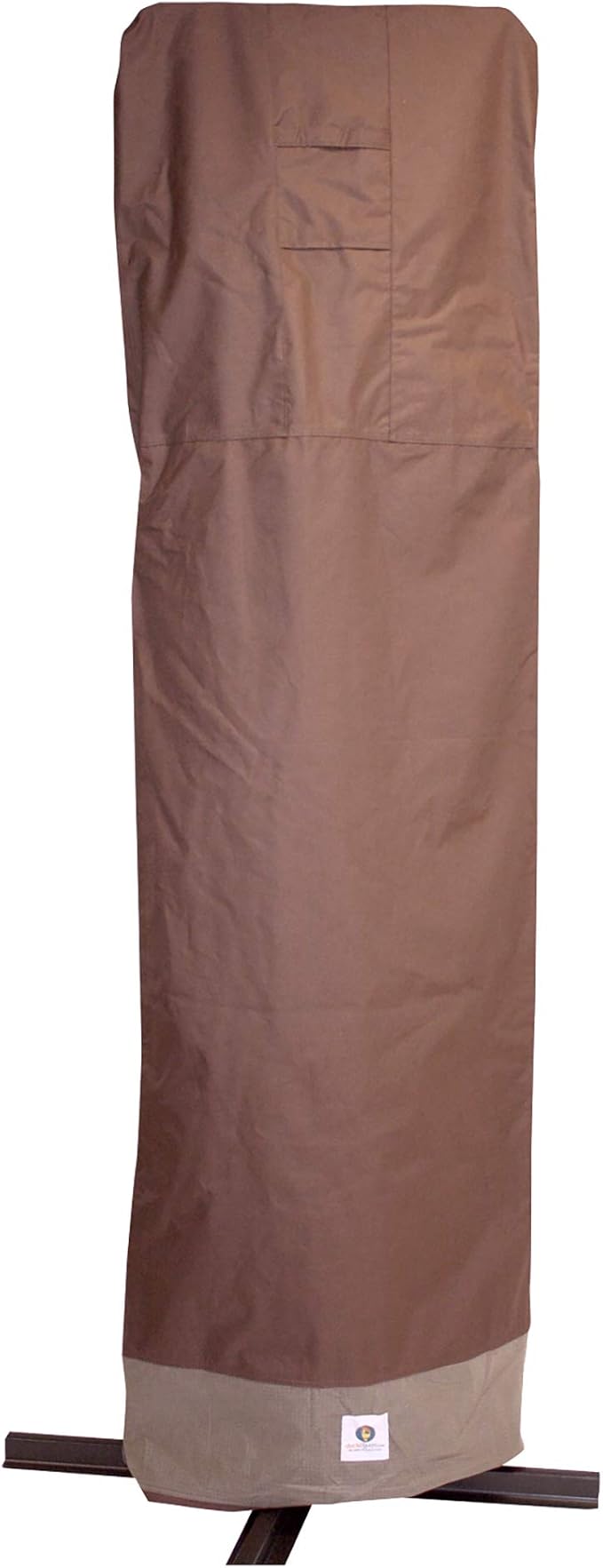 DUCKCOVERS Ultimate Waterproof 101 Inch Patio Offset Umbrella Cover with Integrated Installation Pole, Patio Furniture Covers