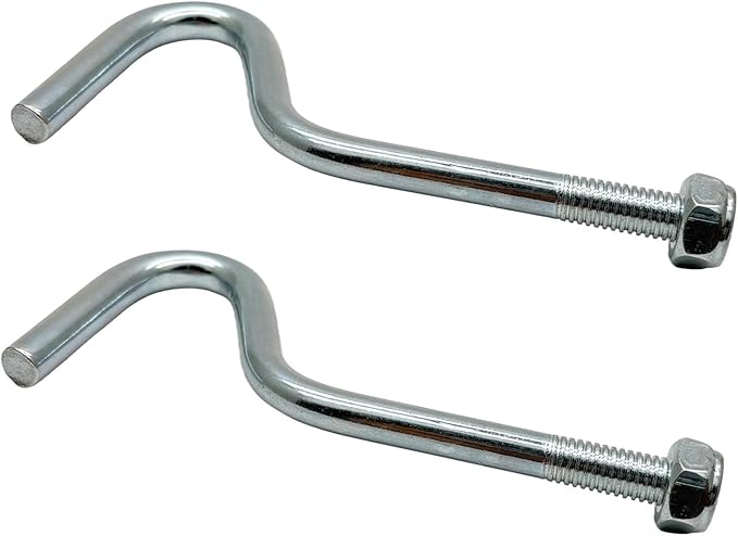 Hammock Hooks Replacement for Double Hammock with Stand - Galvanized Steel Diameter 0.3 Inch x 4.25 Inch,450 Lbs Max (2 Pack)