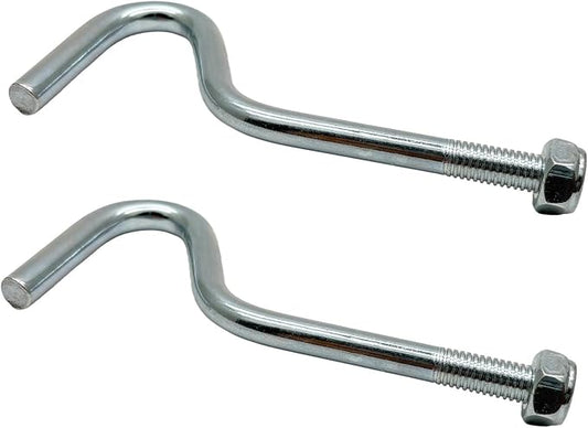 Hammock Hooks Replacement for Double Hammock with Stand - Galvanized Steel Diameter 0.3 Inch x 4.25 Inch,450 Lbs Max (2 Pack)