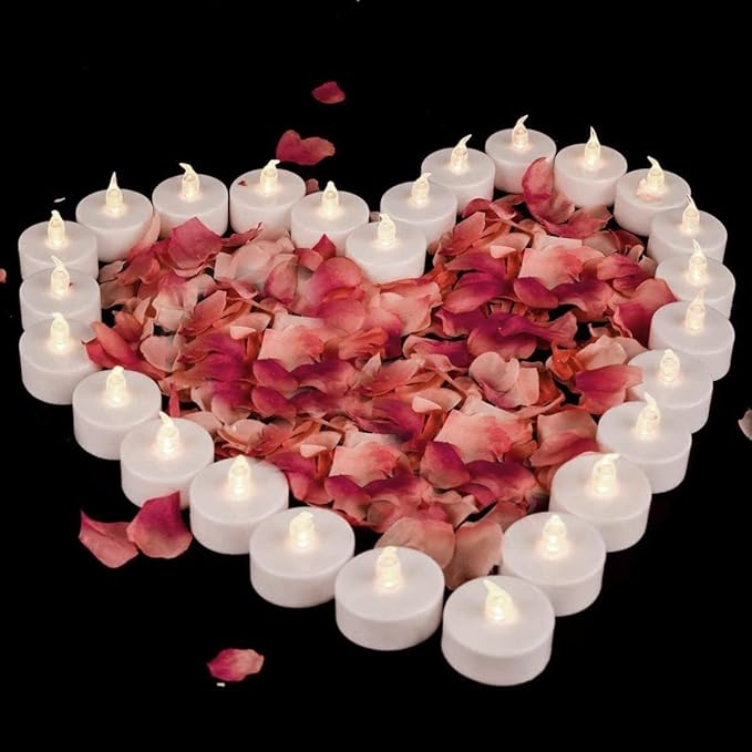 Flameless Led Tea Lights Candles with Remote and Timer,12Pack Battery Operated Electric Candle,Bright Flickering Votive Tealight,Last 400+Hours,for Weddings Holiday Party Decor (Warm White)