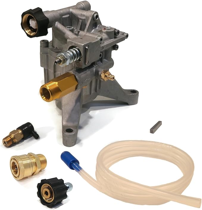 The ROP Shop 2800 PSI Vertical Aluminum Head Power Pressure Washer Water Pump, HIM-308653052 FH, 2.3 GPM, 7/8" Shaft with Quick-Connect Adapters