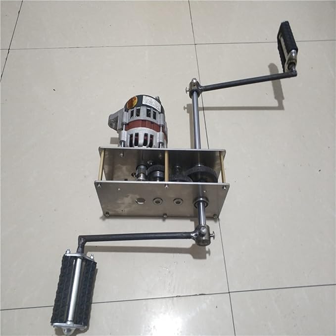 14V 28V Pure Copper Coil Generator 2000W 220v 800W Hand Generator Gearbox AC Permanent Magnet Brushless High Power Pedal Generator (Color : 2000W 14V)