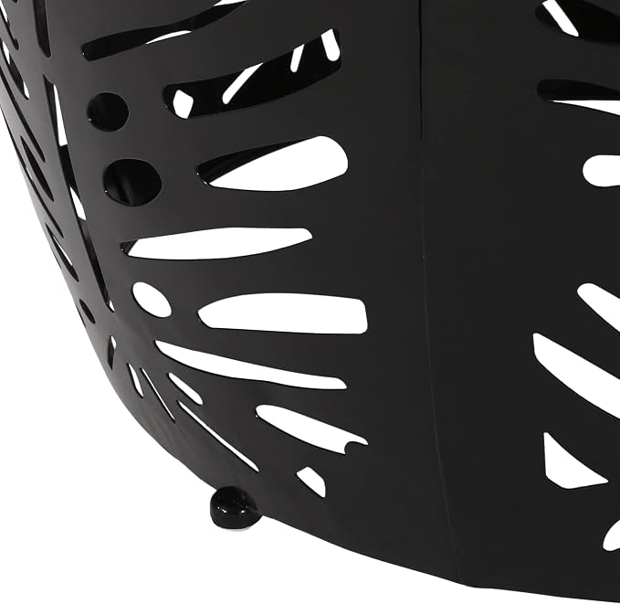 Christopher Knight Home Satterlee Outdoor Side Tables - Black