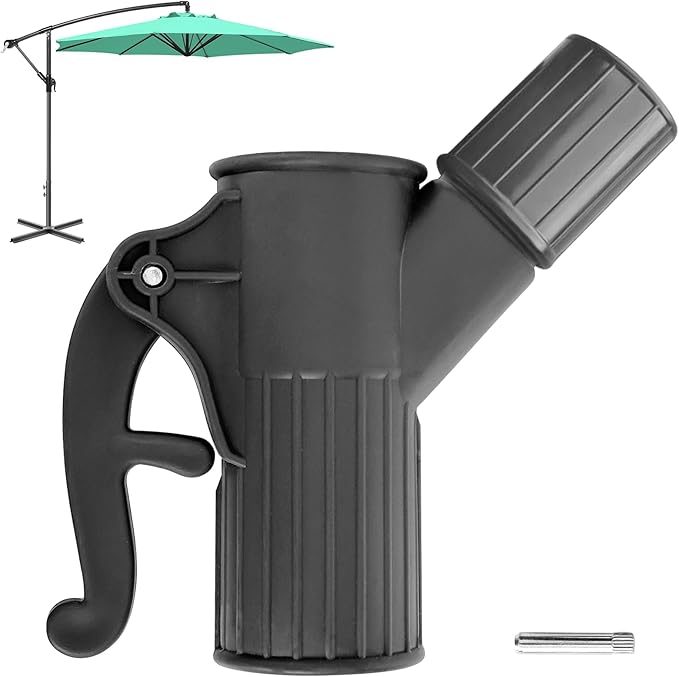 Patio Umbrella Replacement Parts, Outdoor Umbrella Accessories for Offset Hanging Market Patio Umbrella, Lifting Fixed Handle