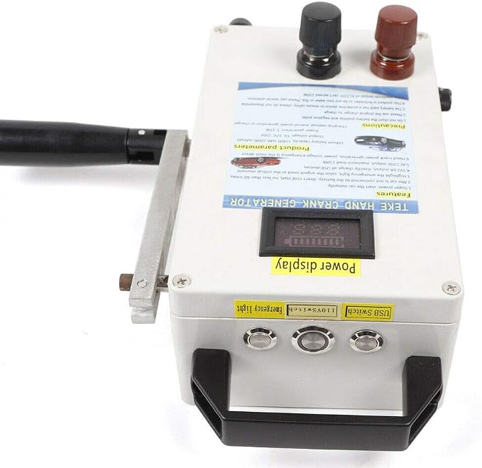 DONSU 150W Hand Crank USB Charger Generator Portable Power Supply Phone Charger Outdoor Travel Emergency Power Supply USA