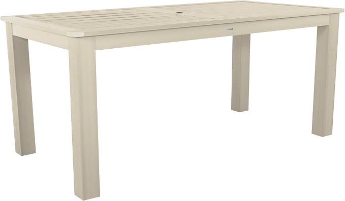 Highwood AD-ST7WL2CO5BA-WAE Weatherly 7pc Rectangular Counter Height Dining Set 84" x 42", Whitewash