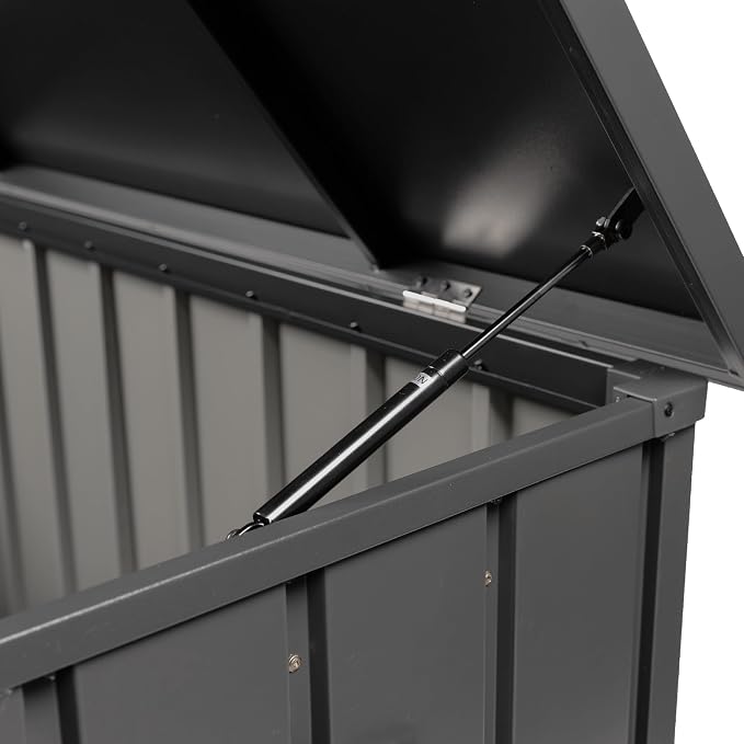 RTS Home Accents ParcelWirx Max Package Delivery Box with Hinged Lid, Graphite Color