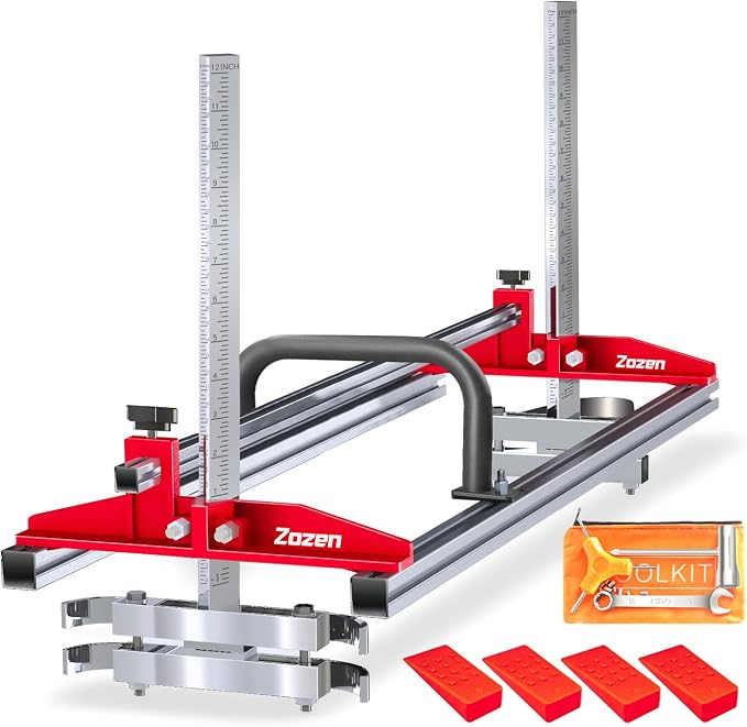 Zozen Chainsaw Mill, Portable Sawmill - Can be Assembled into 3 sizes for Independent Use, Suitable for 14-36 inches Planking Milling Bar, A Flexible Cutting Guide System for Builders and Woodworkers.