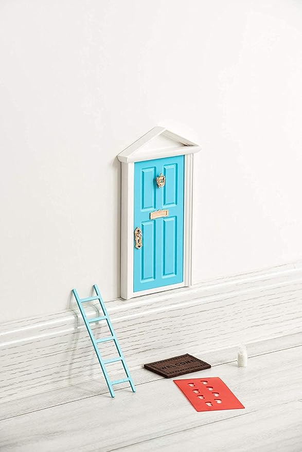 Fairy Door Whimsical Gift for Magical Imaginationl Wooden Handmade Tooth Fairy Door kit Desk Fairy Door for Classroom