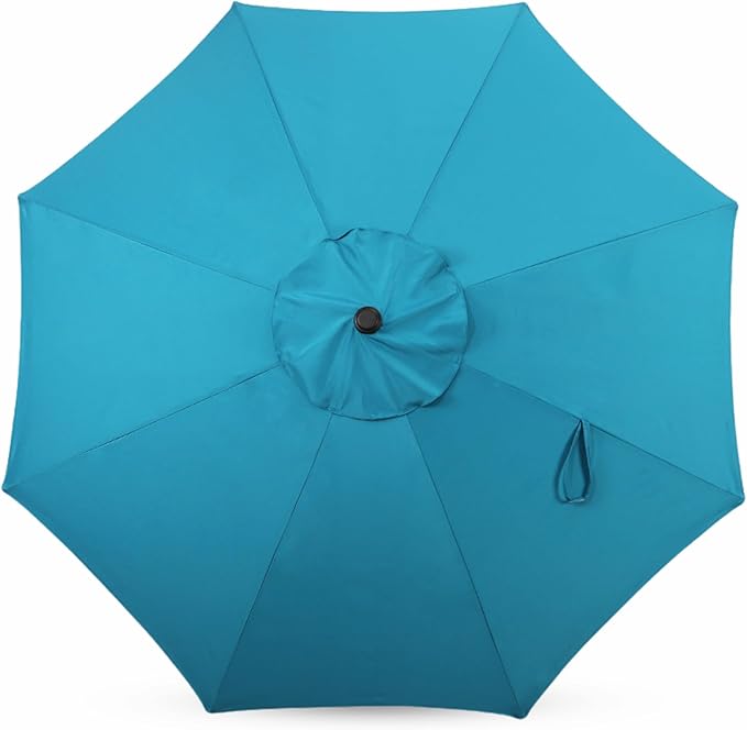 Sfmora 9ft Patio Umbrella Replacement Canopy for 8 Ribs, Outdoor Umbrella Canopy ONLY, Market Umbrella Top, Water-Resistant & UV-Protective