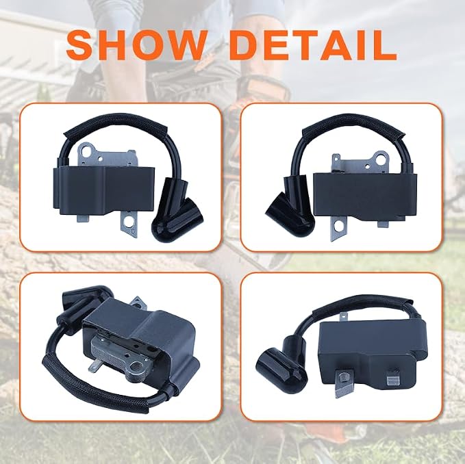 Ignition Coil Air Fuel Filter For Husqvarna 445 450 445e 450e Chainsaw 573935702, Ignition Coil, Air Filter, Fuel Filter, Spark Plug