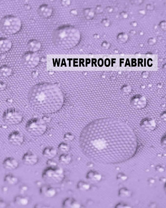 Outdoor Waterproof Throw Pillow Covers Set of 2 Lavender Purple Pillowcases 20x20 Inches Simple Style Patio Decorative Pillows Cushion Case Patio Pillows for Couch Bed Chair Garden