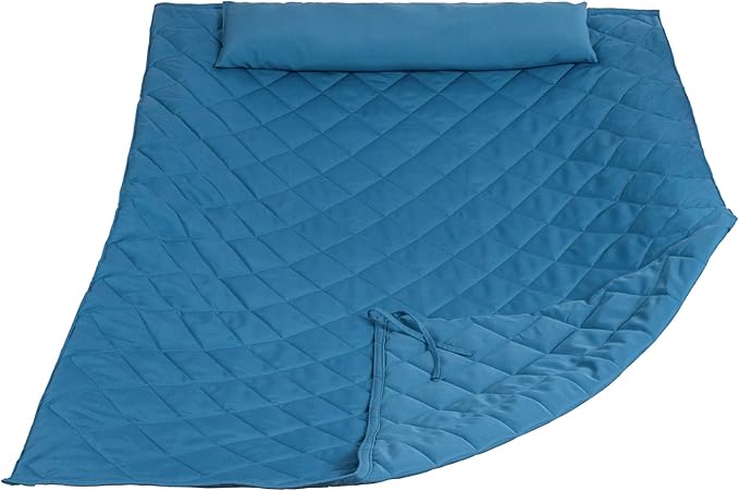ANOW Outdoor Hammock Pad and Pillow Set Only, Heavy Duty Hammock Pad, Blue