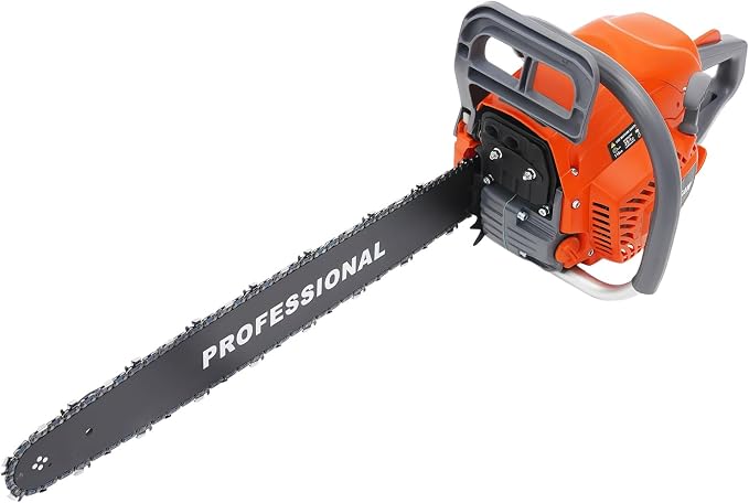 Gas Chainsaw 60CC, 22 Inch Gas Powered Chainsaw, 2 Stroke Chain Saw, Pull Start Chainsaws for Cutting Wood Tree Trimming