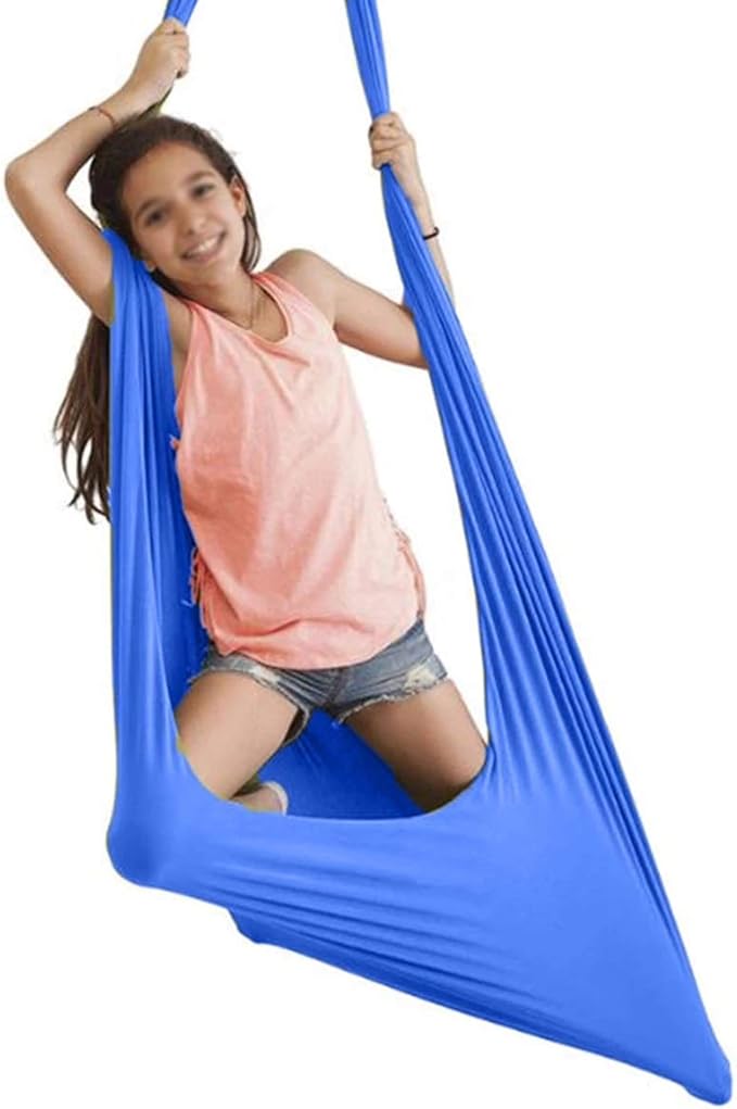 Indoor Therapy Swing Sensory Cuddle Hammock Adjustable Snuggle Swings with Special Needs for Kids Adult Autism ADHD ADD (Size : 150 x 280 cm)