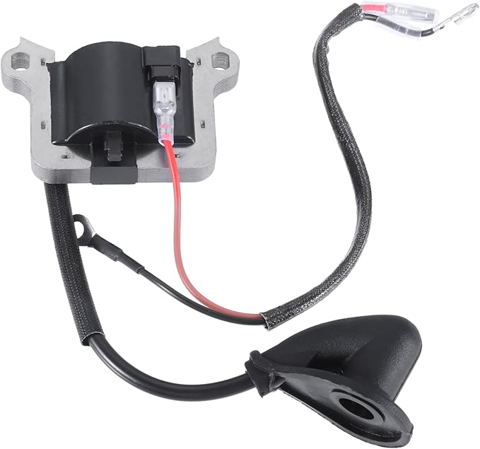 62mm Brush Cutter Ignition Coil, 43CC 49CC 52CC Strimmer Ignition Coil Module for 2-stroke Engine Grass Trimmer Multi Tool Tiller Cultivator Garden Machines