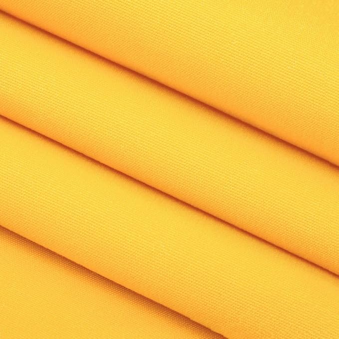 RSH DECOR: Sunbrella Tufted Wicker U-Shape Cushions Set of 2 | 19” x 19” | Water and Fade-Resistant Performance Fabric | Outdoor Seat Cushions for Patio Furniture | Canvas Sunflower Yellow