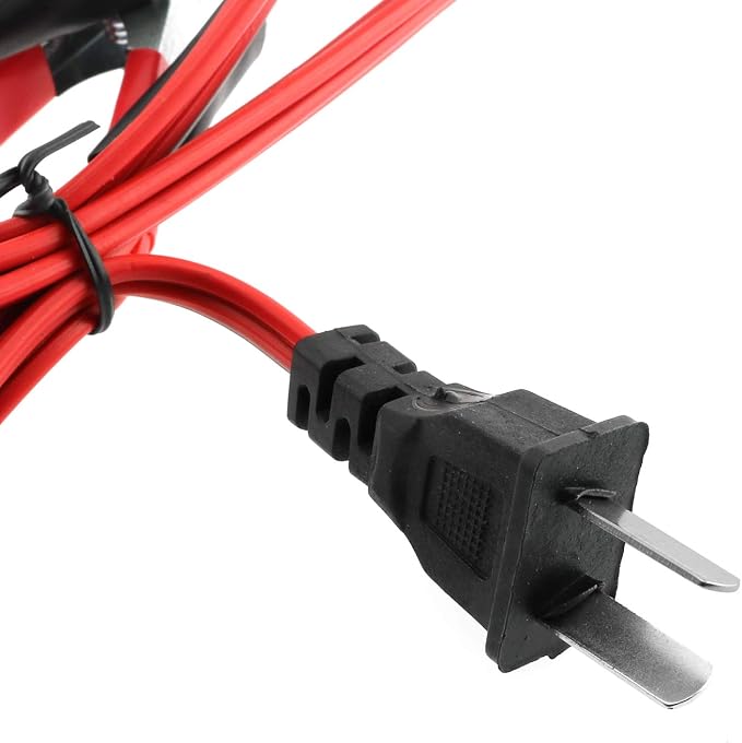 Generator Charging Cable Cord DC12V 2.3ft V-Type Charging Cable Wire