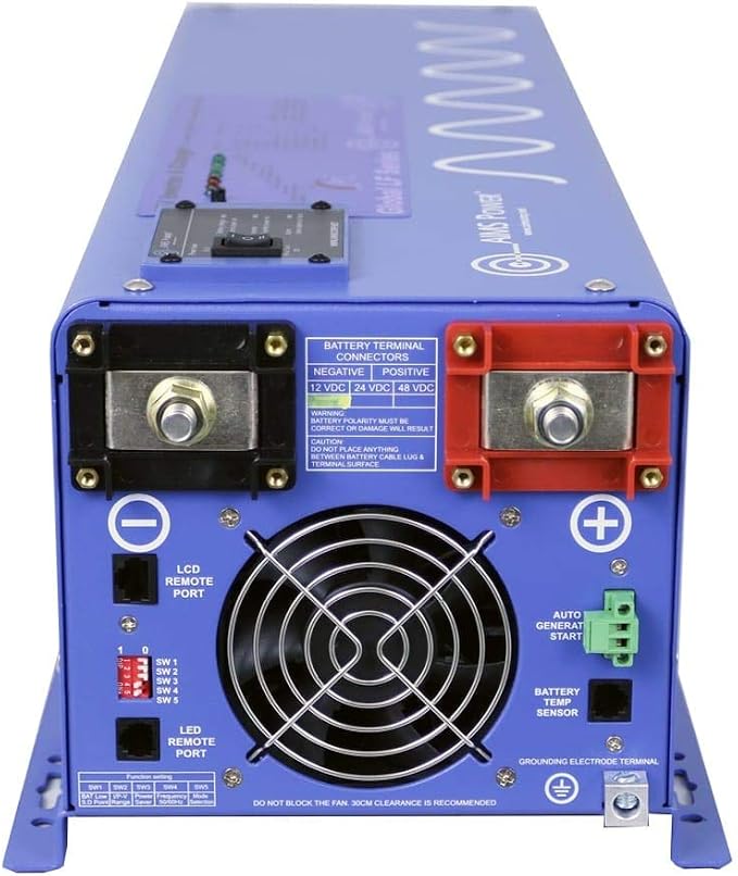 AIMS 6000W 48V Pure Sine Inverter Kit w/Remote