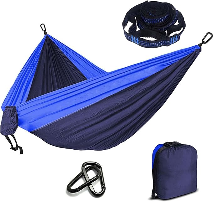 Camping Hammocks for Outside, Double Hammock Chair Outdoor, Portable Hammock for Trees, Hammocks for Outside Heavy Duty, for Beach, Backyard, Patio