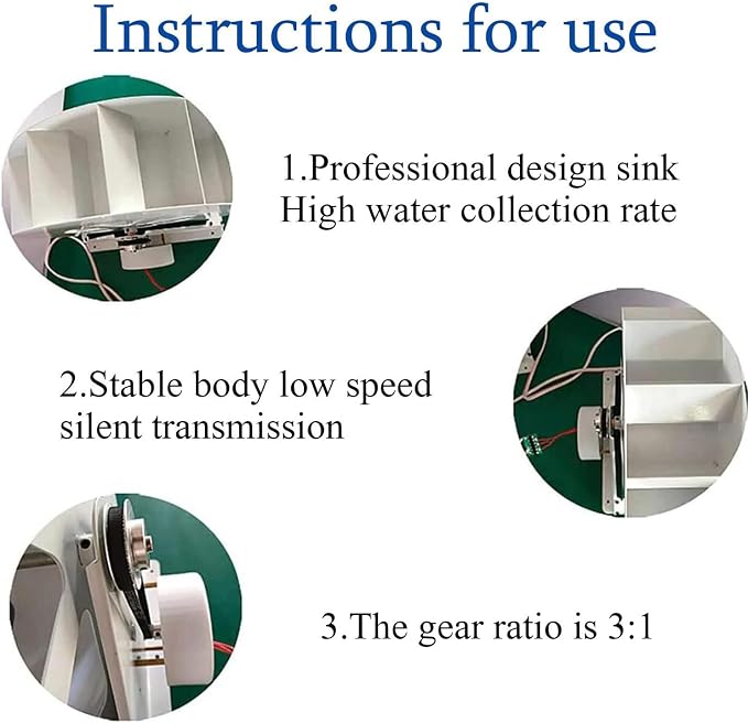 Water Turbine Generator, Water Wheel, Hydroelectric Generator, Low Speed Disc Type Power Generation, Outdoor Wind and Water Wheel,100W