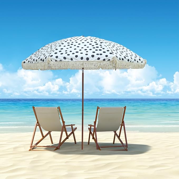 Hula Thatched Tiki Umbrella Tropical Palapa Raffia Tiki Hut Hawaiian Patio Umbrella with Fringe Boho Parasol 6' 8' & 9' Options