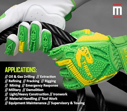 MAGID TRX743 ANSI A6 Cut-Resistant Windstorm Series® Hi-Vis Impact Gloves, 72 Pairs, Size 5/XXS