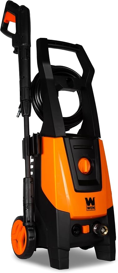 WEN 2300 PSI Electric Pressure Washer with Wheel Kit and 1.4 GPM Adjustable Flow Rate (PW2300)